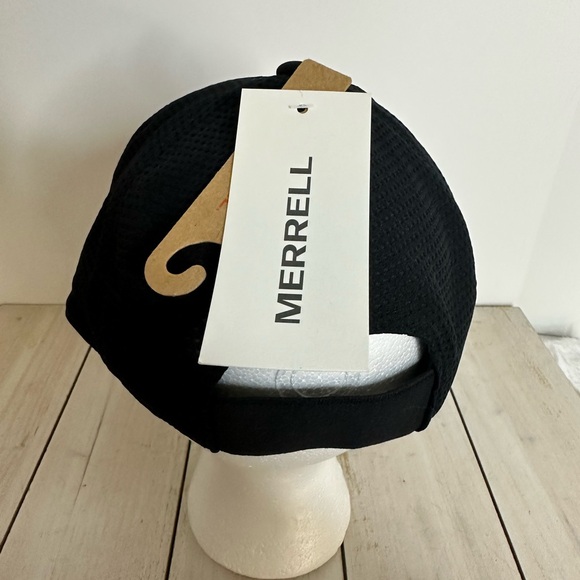 Unisex Merrell hiker ball cap OS NWTS fitted with a stretch back strap color BLK - Picture 10 of 10